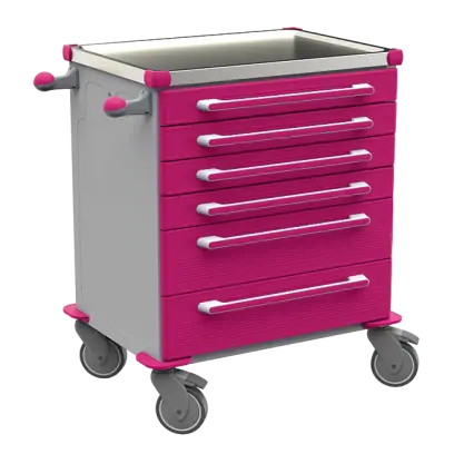 MOBI 01 N vozík zdravotnický plast ABS - fialová