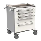 MOBI 02 N vozík zdravotnický plast ABS - bílá