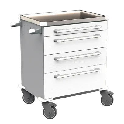 MOBI 03 N vozík zdravotnický plast ABS - bílá