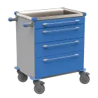 MOBI 03 N vozík zdravotnický plast ABS - modrá