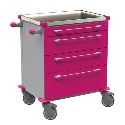 MOBI 03 N vozík zdravotnický plast ABS - fialová