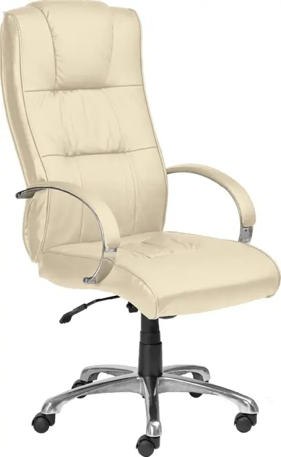 LOTUS křeslo kancelářské, béžová ekokůže