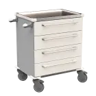 MOBI 04 N vozík zdravotnický plast ABS - bílá