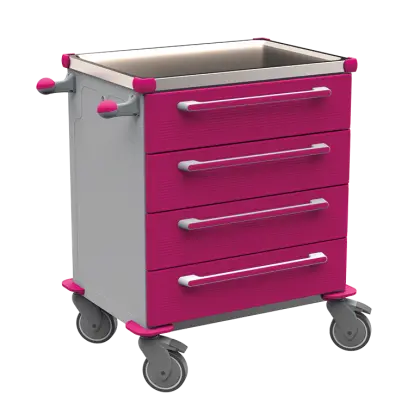 MOBI 04 N vozík zdravotnický plast ABS - fialová