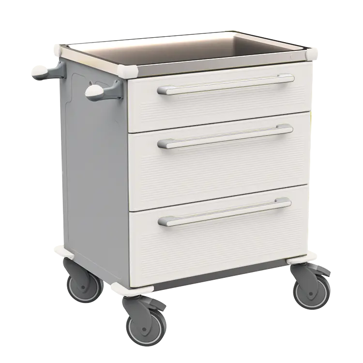 MOBI 05 N vozík zdravotnický plast ABS - bílá