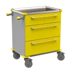 MOBI 05 N vozík zdravotnický plast ABS - žlutá