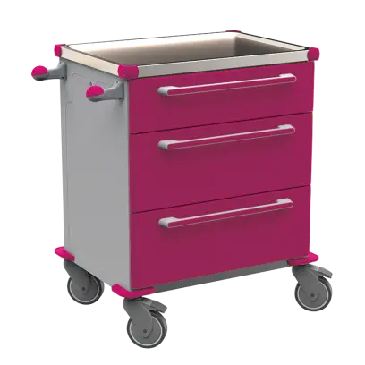 MOBI 05 N vozík zdravotnický plast ABS - fialová