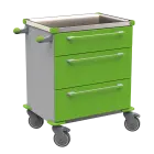 MOBI 05 N vozík zdravotnický plast ABS - zelená