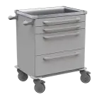 MOBI 06 N vozík zdravotnický plast ABS - šedá