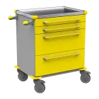 MOBI 06 N vozík zdravotnický plast ABS - žlutá