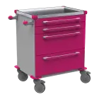 MOBI 06 N vozík zdravotnický plast ABS - fialová