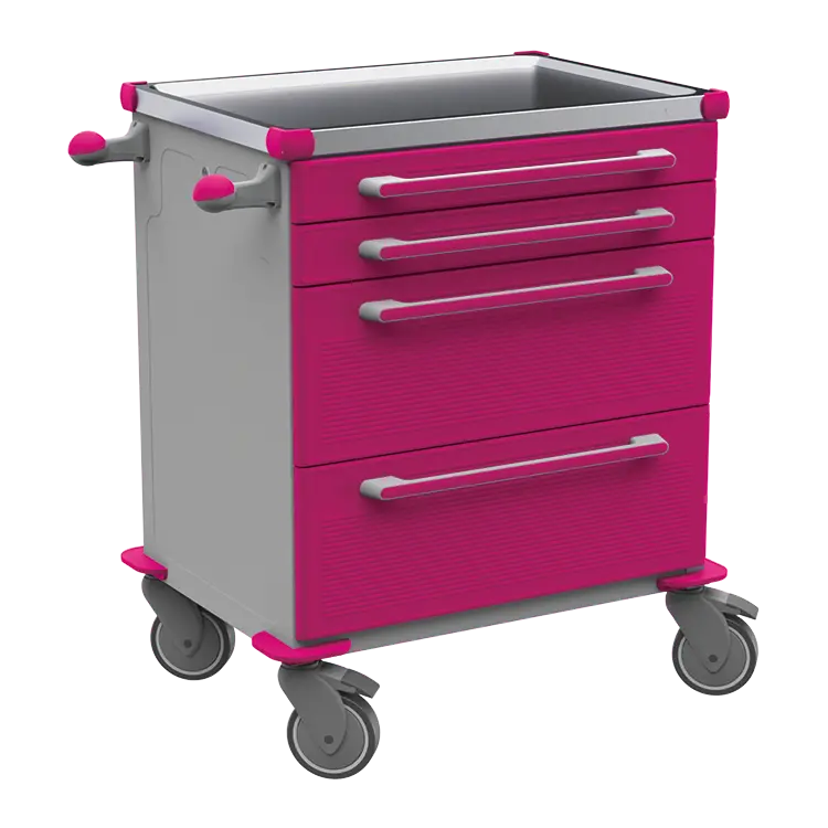 MOBI 06 N vozík zdravotnický plast ABS - fialová