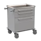 MOBI 07 N vozík zdravotnický plast ABS - šedá