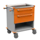 MOBI 10 N vozík zdravotnický plast ABS - oranžová