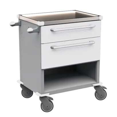 MOBI 10 N vozík zdravotnický plast ABS - bílá