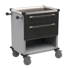 MOBI 10 N vozík zdravotnický plast ABS - černá