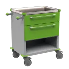 MOBI 10 N vozík zdravotnický plast ABS - zelená