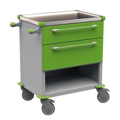 MOBI 10 N vozík zdravotnický plast ABS - zelená