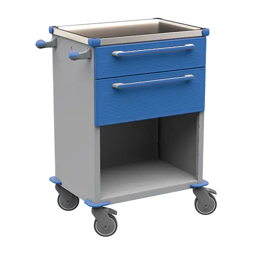 MOBI 50 N vozík zdravotnický plast ABS - modrá