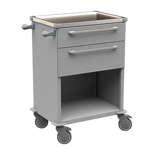 MOBI 50 N vozík zdravotnický plast ABS - šedá