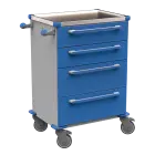 MOBI 51 N vozík zdravotnický plast ABS - modrá