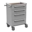 MOBI 51 N vozík zdravotnický plast ABS - šedá