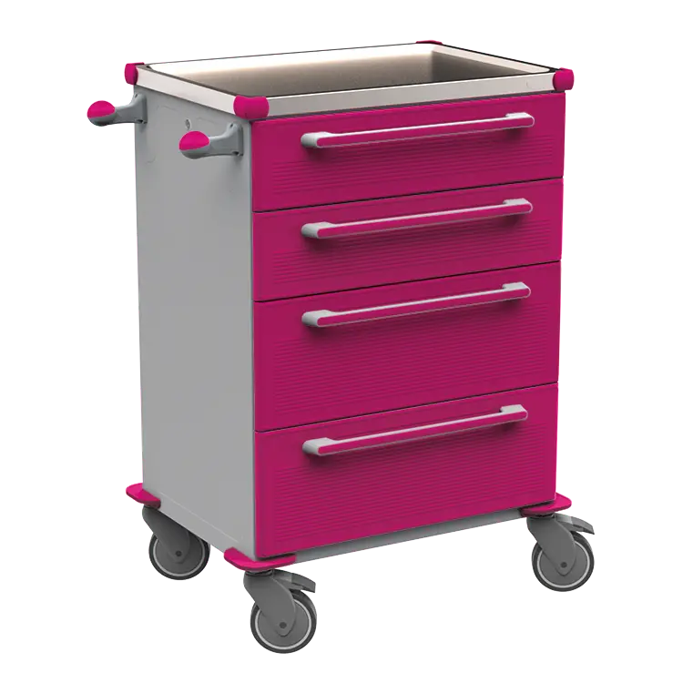 MOBI 51 N vozík zdravotnický plast ABS - fialová