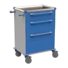 MOBI 52 N vozík zdravotnický plast ABS - modrá