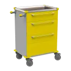 MOBI 52 N vozík zdravotnický plast ABS - žlutá