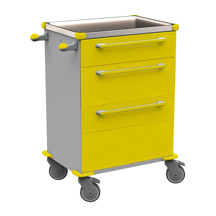 MOBI 52 N vozík zdravotnický plast ABS - žlutá