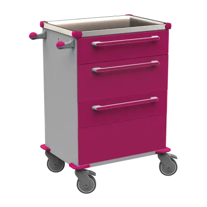 MOBI 52 N vozík zdravotnický plast ABS - fialová