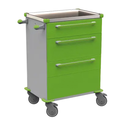 MOBI 52 N vozík zdravotnický plast ABS - zelená