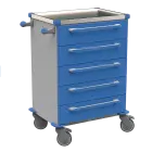 MOBI 53 N vozík zdravotnický plast ABS - modrá