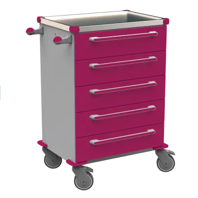 MOBI 53 N vozík zdravotnický plast ABS - fialová