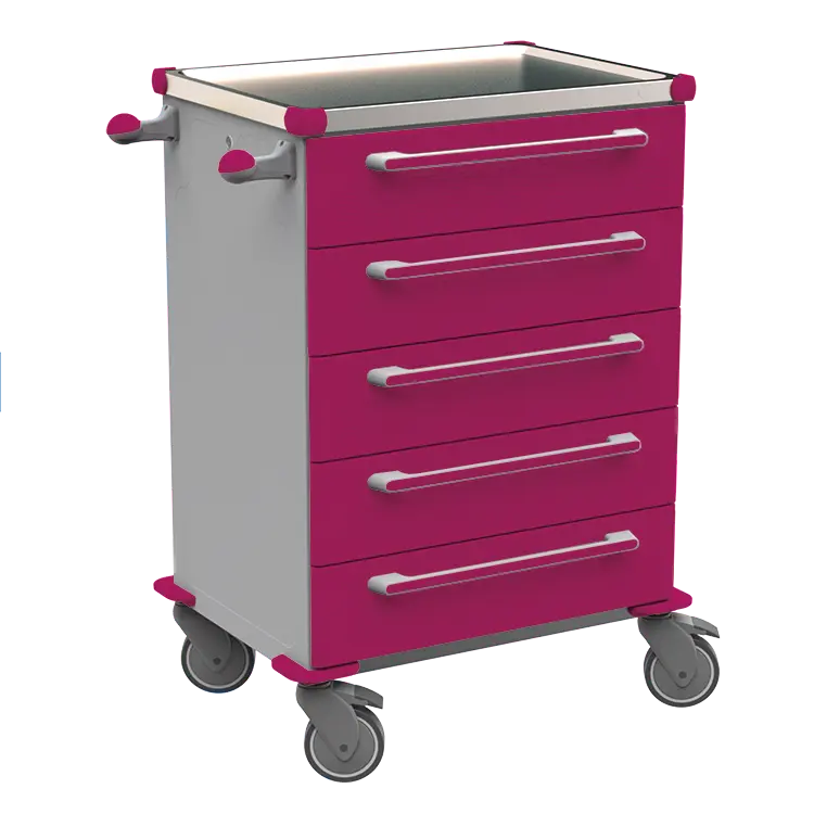 MOBI 53 N vozík zdravotnický plast ABS - fialová