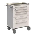 MOBI 55 N vozík zdravotnický plast ABS - bílá