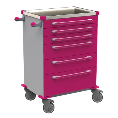 MOBI 55 N vozík zdravotnický plast ABS - fialová