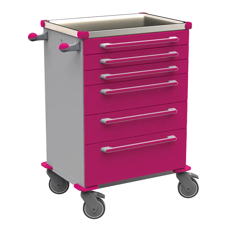 MOBI 55 N vozík zdravotnický plast ABS - fialová