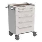 MOBI 56 N vozík zdravotnický plast ABS - bílá