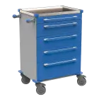 MOBI 56 N vozík zdravotnický plast ABS - modrá