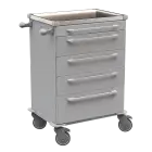 MOBI 56 N vozík zdravotnický plast ABS - šedá