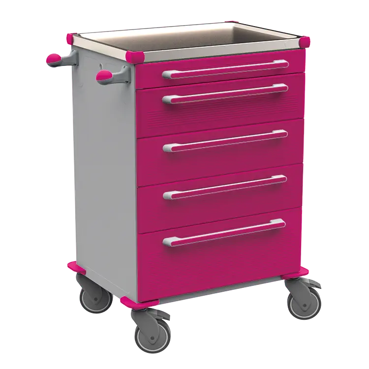 MOBI 56 N vozík zdravotnický plast ABS - fialová