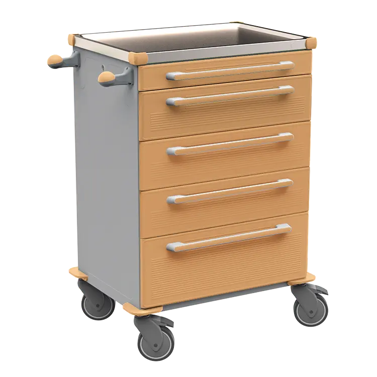 MOBI 56 N vozík zdravotnický plast ABS - hnědobéžová