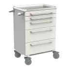 MOBI 57 N vozík zdravotnický plast ABS - bílá