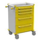 MOBI 57 N vozík zdravotnický plast ABS - žlutá