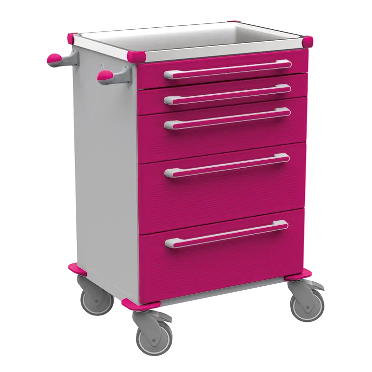 MOBI 57 N vozík zdravotnický plast ABS - fialová