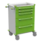 MOBI 57 N vozík zdravotnický plast ABS - zelená