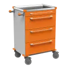 MOBI 58 N vozík zdravotnický plast ABS - oranžová