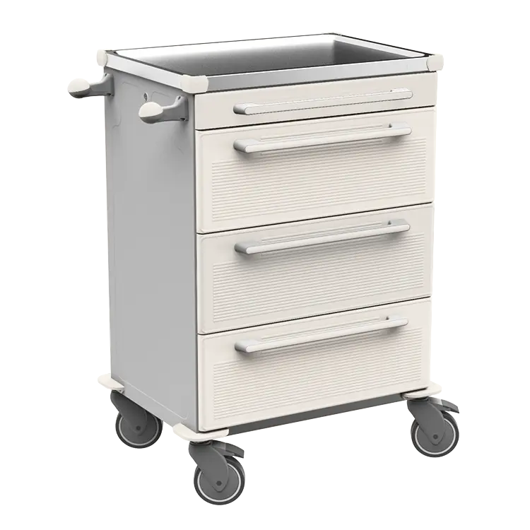 MOBI 58 N vozík zdravotnický plast ABS - bílá