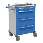 MOBI 58 N vozík zdravotnický plast ABS - modrá